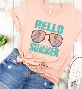Hello summer sunglasses
