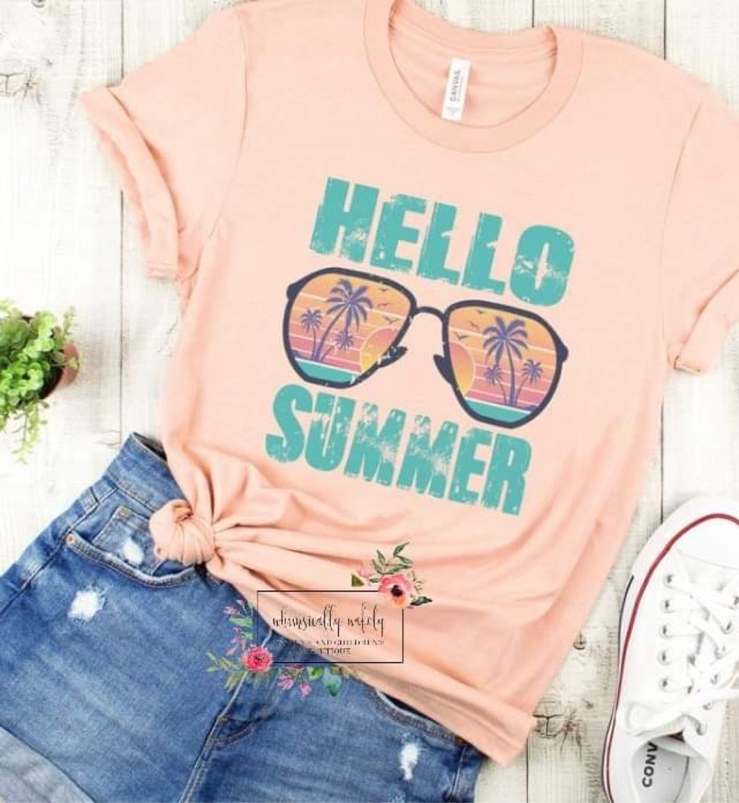Hello summer sunglasses