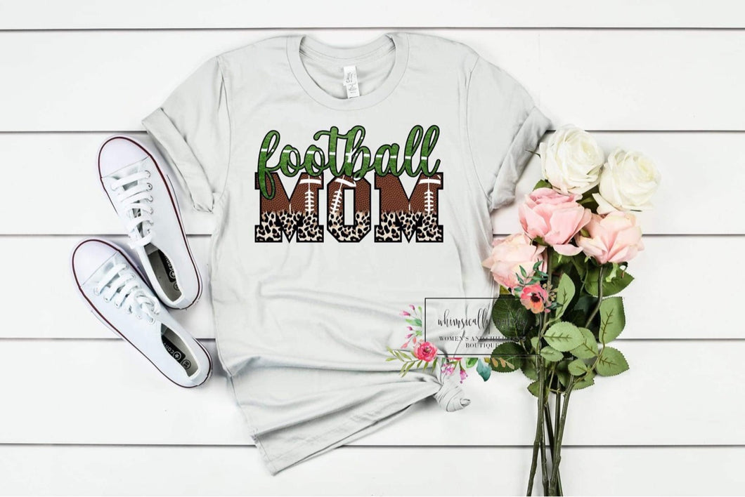 Football Mom (football lettering)