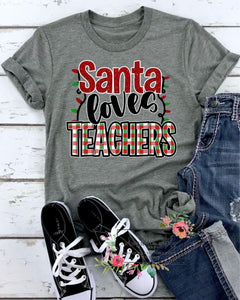 Santa loves teachers