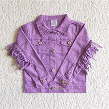 Load image into Gallery viewer, Custom embroidered jean jacket
