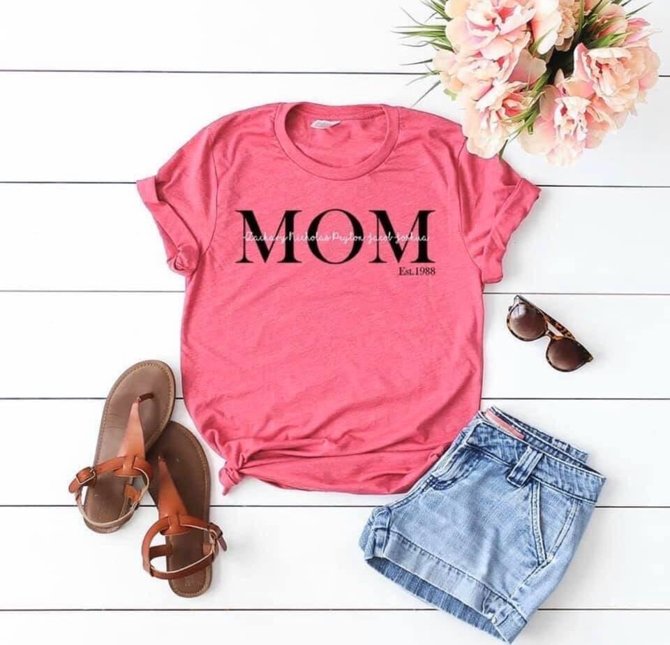 Customized Mother’s Day shirt