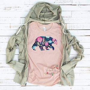 Floral Mama Bear