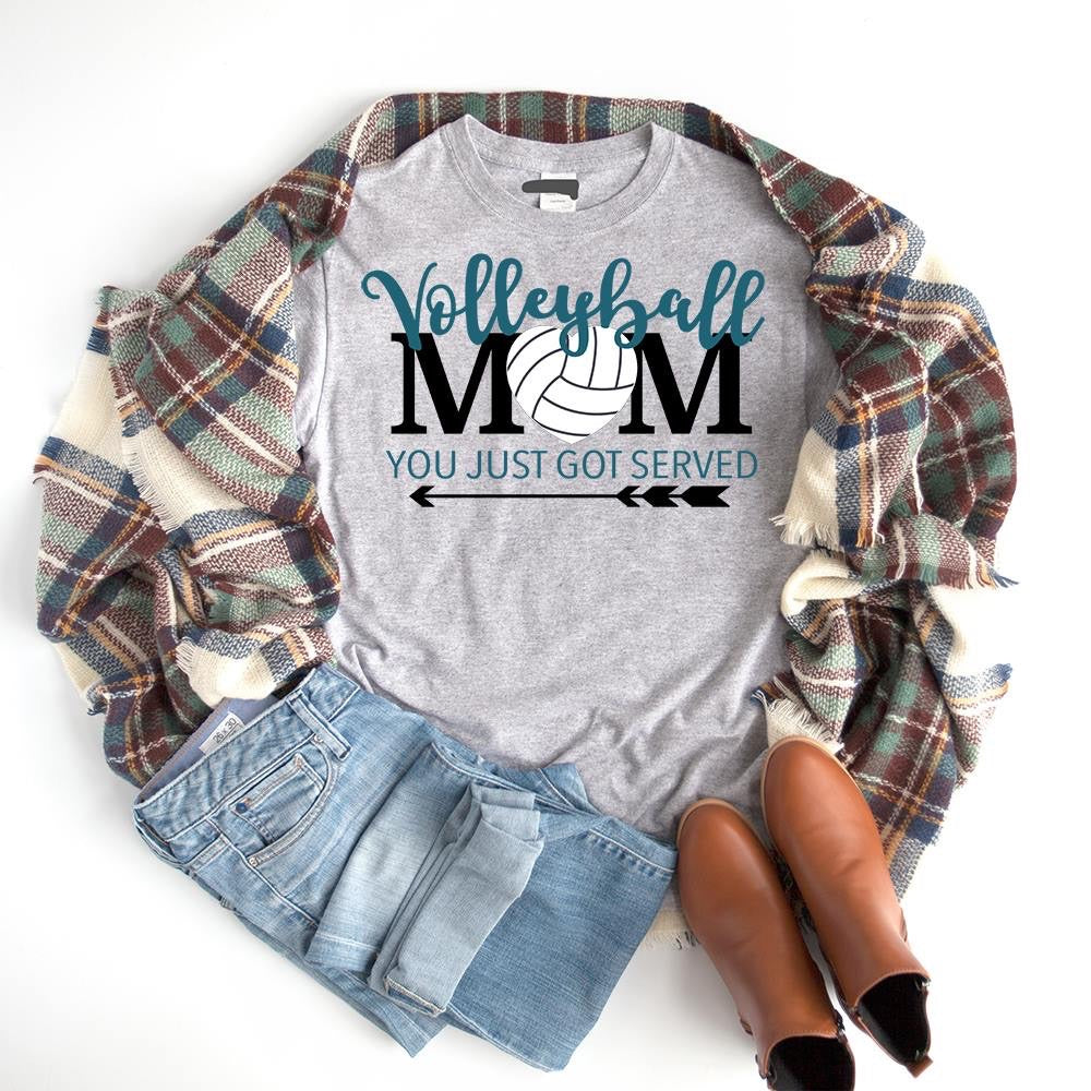 Volleyball mom-you just got served