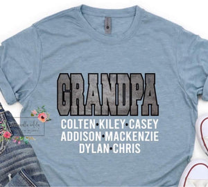 Grandpa customized tee