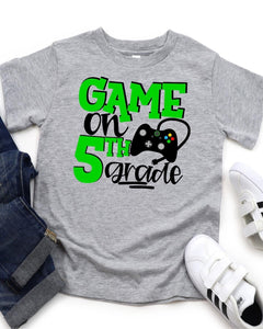Game on back to school tee