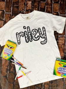 Coloring shirts
