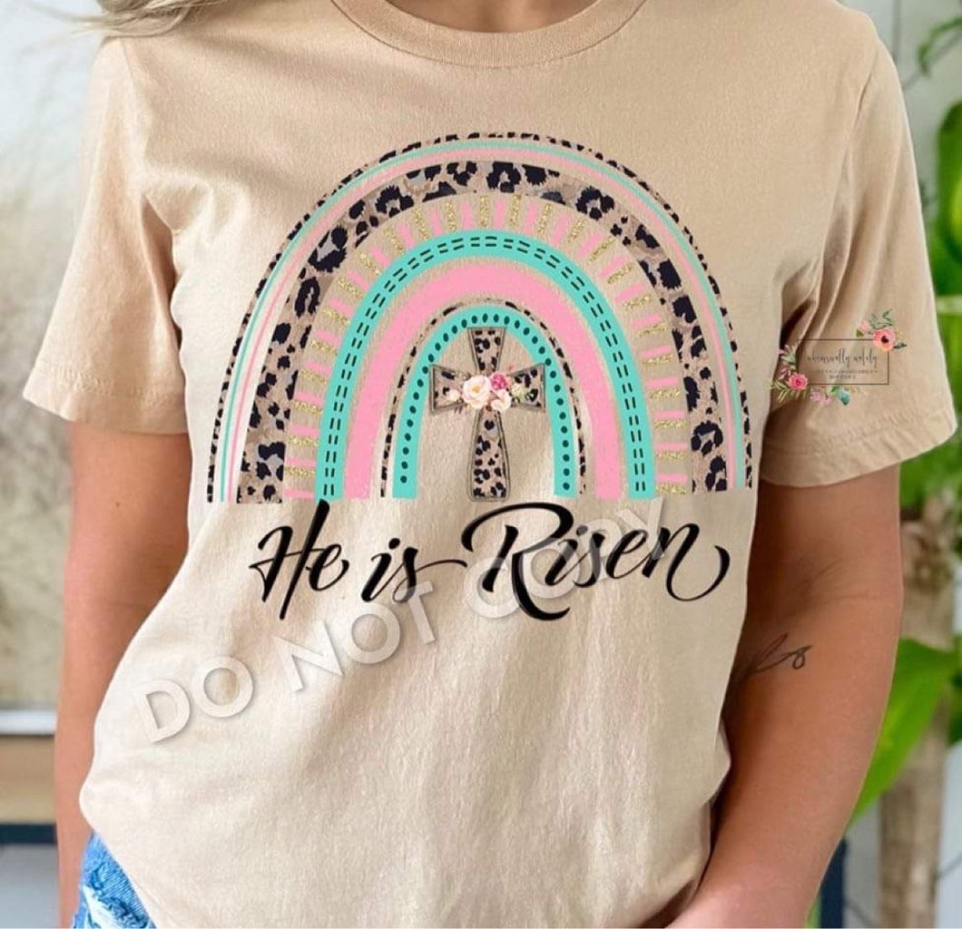 He Is Risen (leopard rainbow)