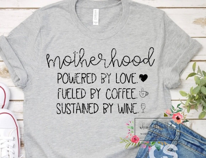 Motherhood powers by coffee