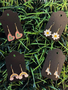 Little girl dangle earrings
