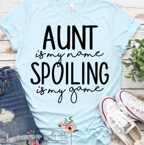 Spoiling is my game tee