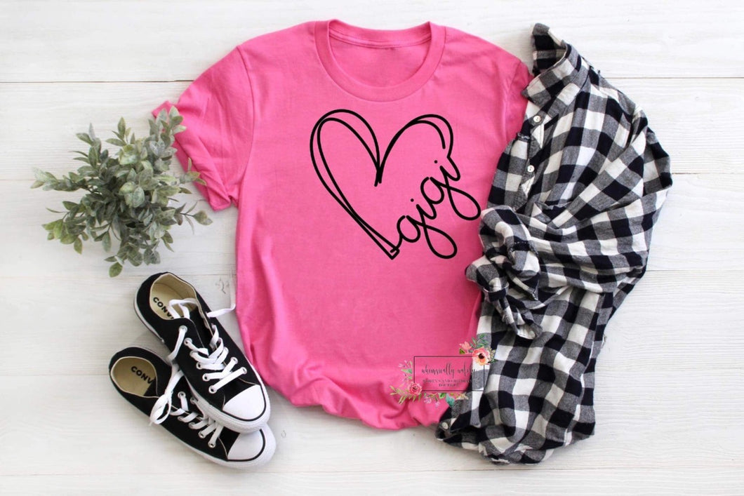 Customizable Heart Tee