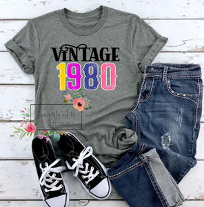 Vintage 1980 (enter custom year here)