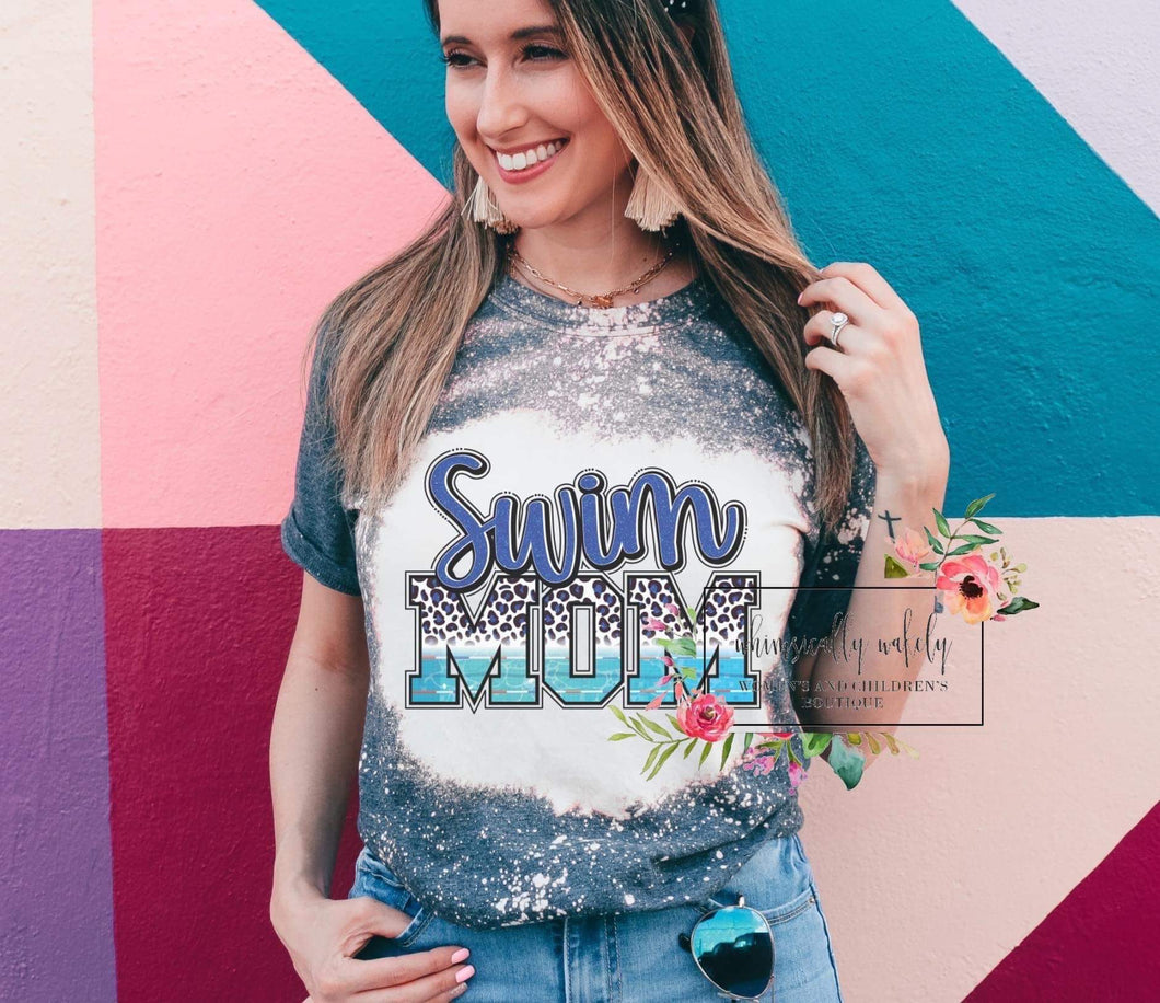Swim Mom(bleached)