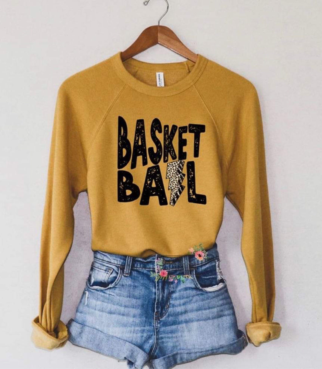 Basketball (leopard lightning bolt)