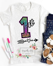 Load image into Gallery viewer, Rainbow leopard grade t-shirts
