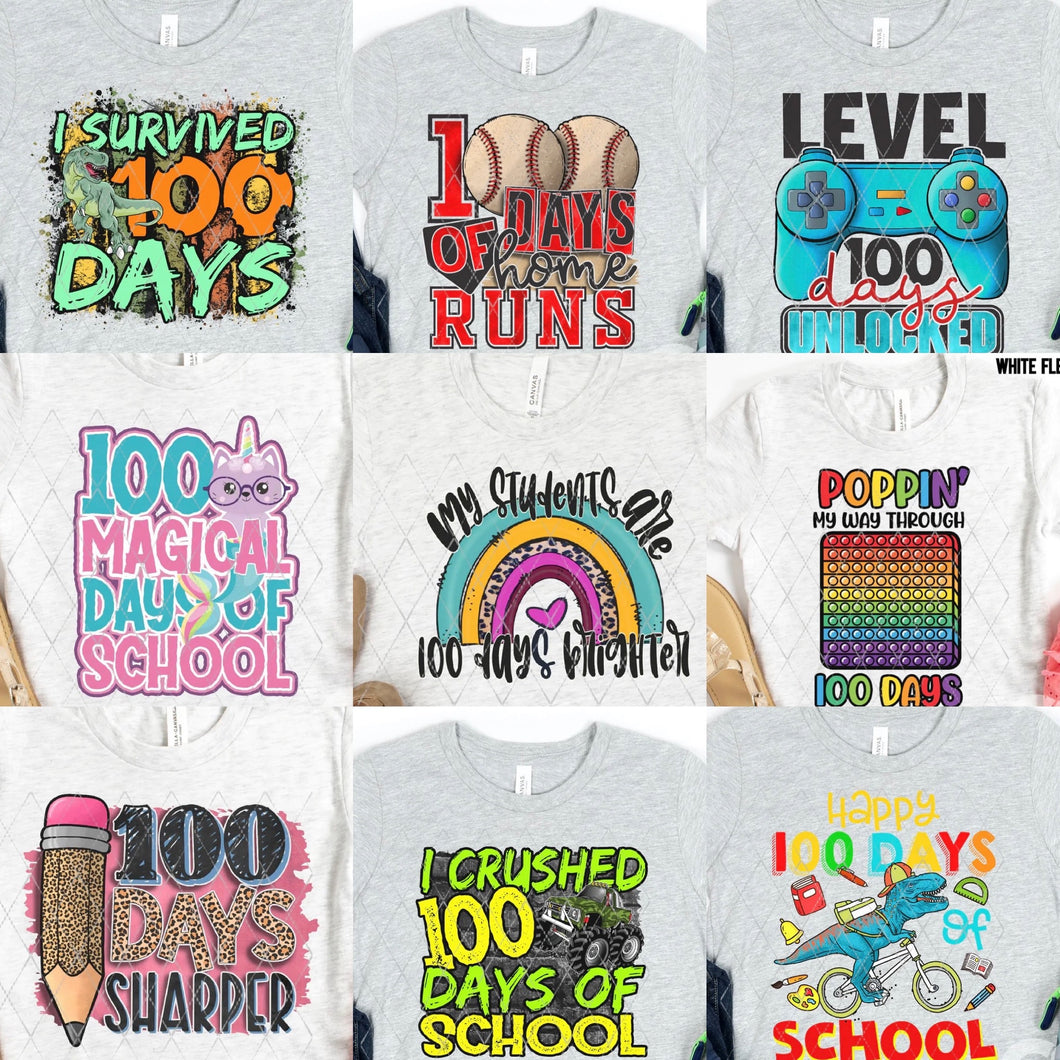 100 days of school tee Pre-Order