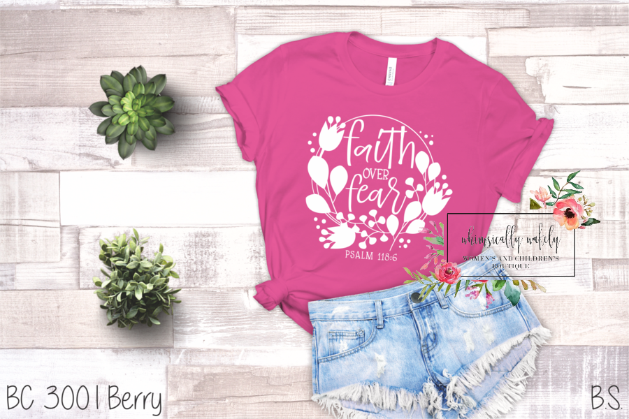Faith over fear tee