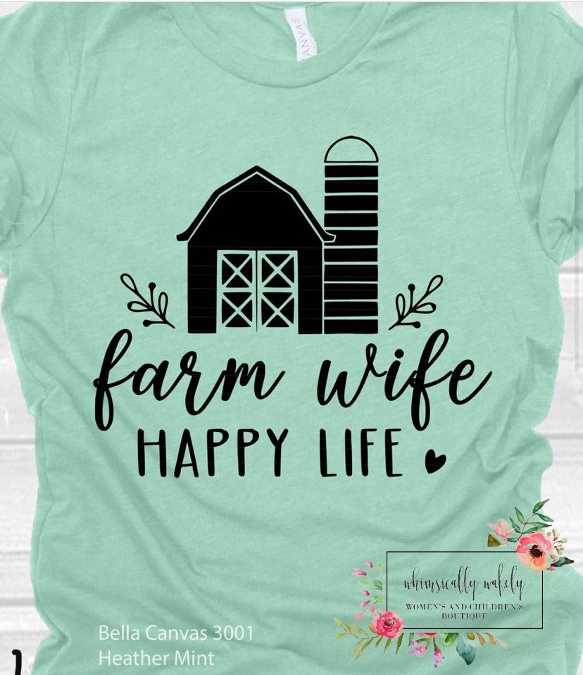 Farm wife happy life