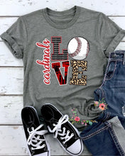 Load image into Gallery viewer, Cardinal baseball tees
