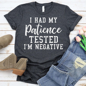 Patience tested distressed