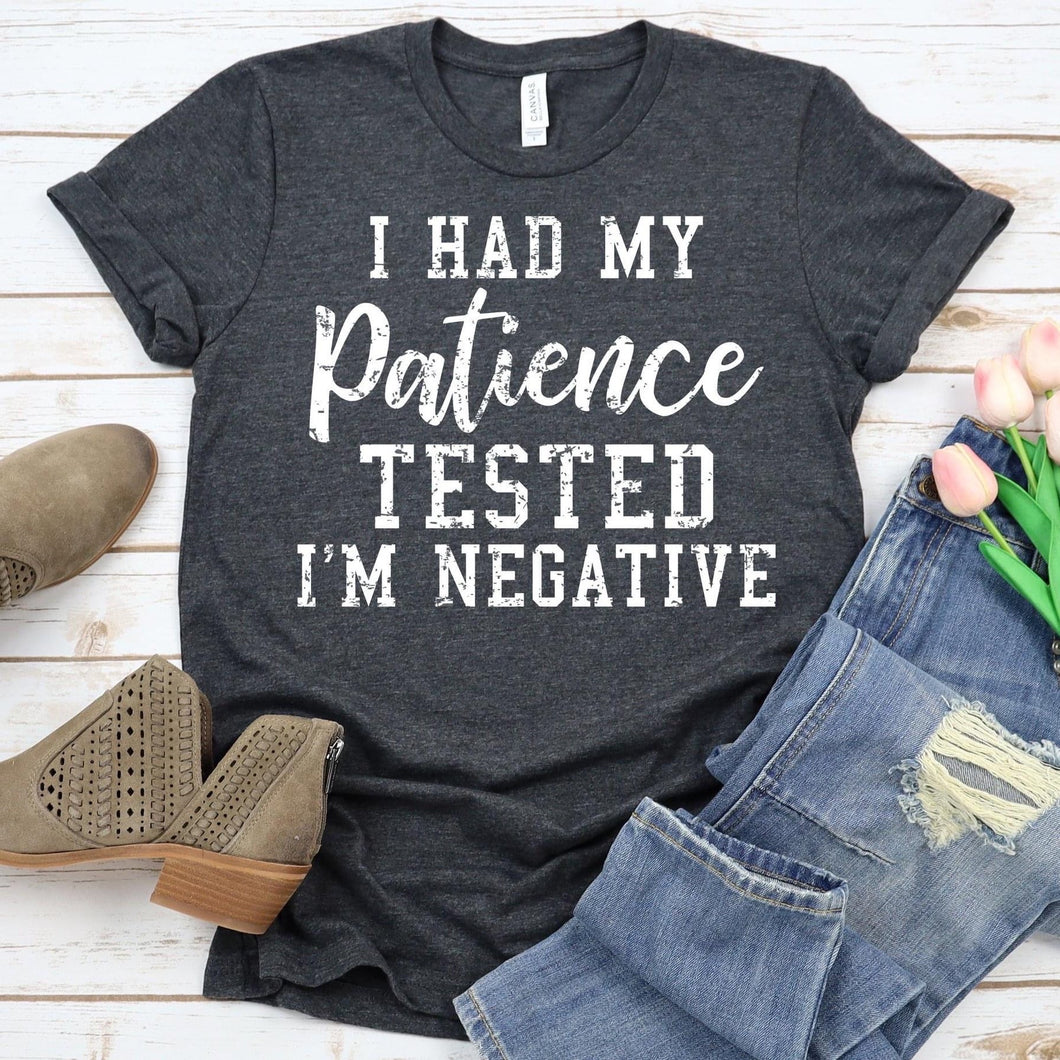 Patience tested distressed