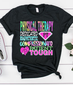 Physical therapy tees