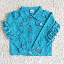 Load image into Gallery viewer, Custom embroidered jean jacket
