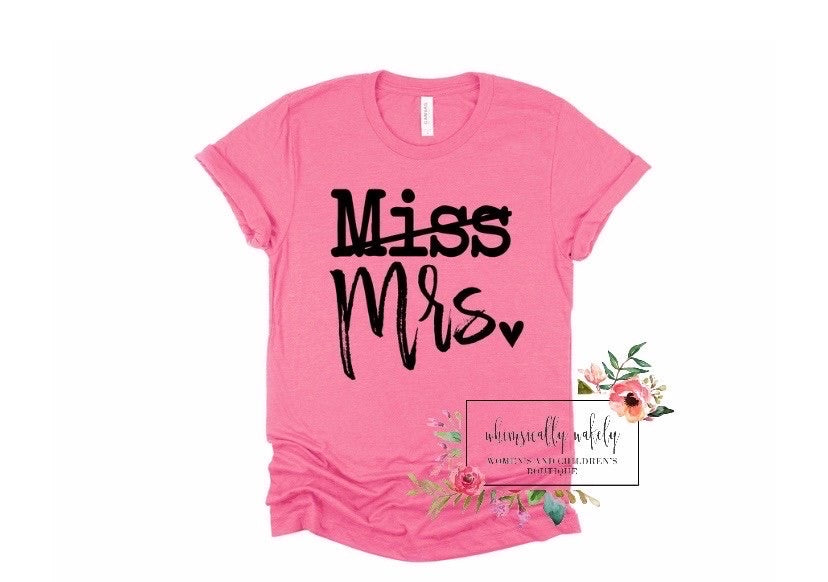 Bride and groom tees
