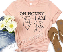 Load image into Gallery viewer, Oh Honey (customizable tee)
