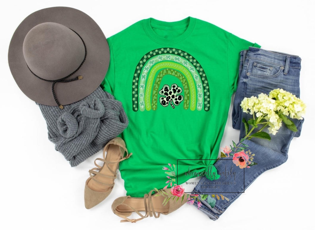 St Patrick’s day rainbow tee