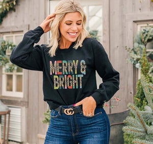 Merry & Bright Leopard Letters