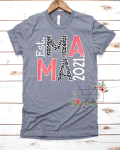 Ma ma est custom date tee