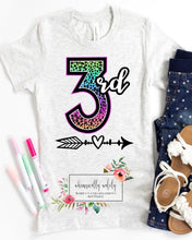 Load image into Gallery viewer, Rainbow leopard grade t-shirts
