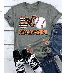 Peace love baseball