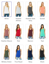 Load image into Gallery viewer, Bella Canvas racerback tanks
