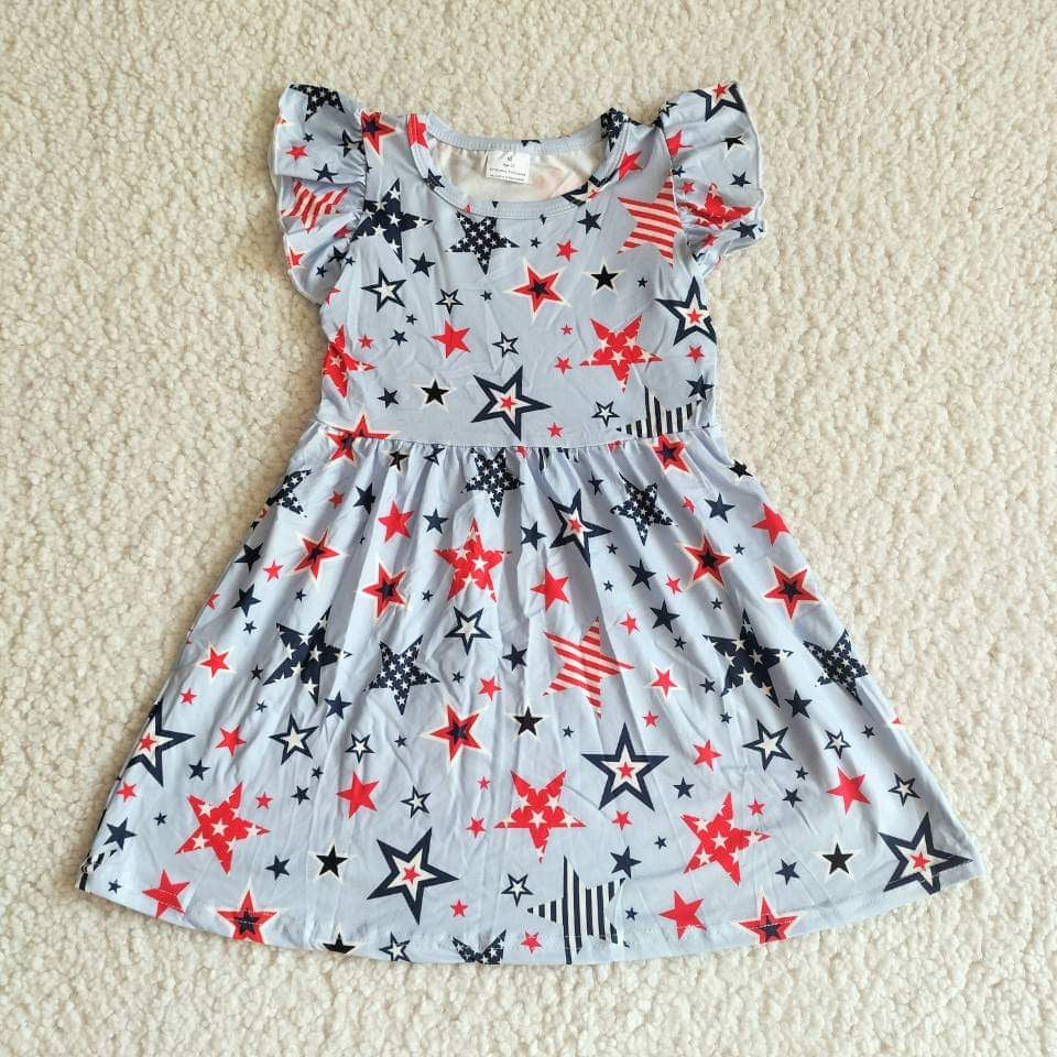 Patriotic stars twirl