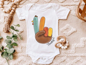 Thankful Turkey Peace Sign