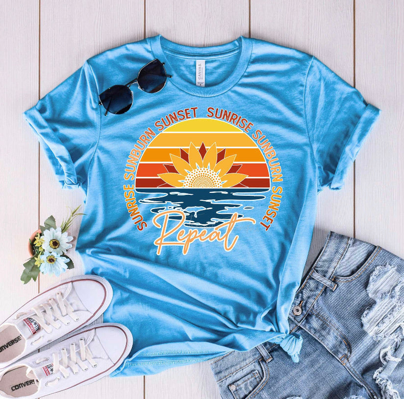 Sunrise sunburn sunset repeat (new)