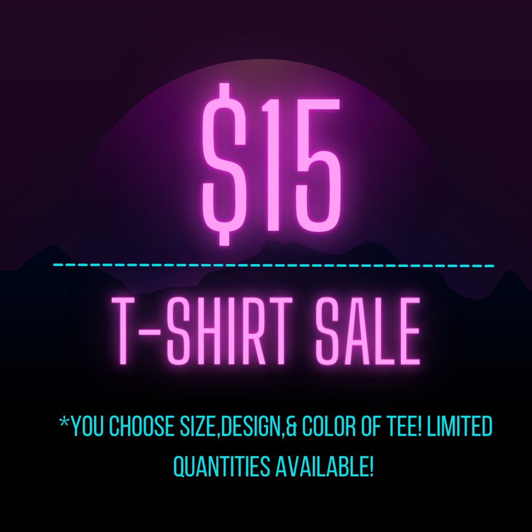 $15 Tee Sale