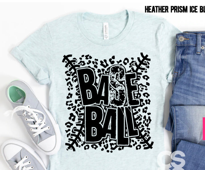 Distressed Leopard Baseball