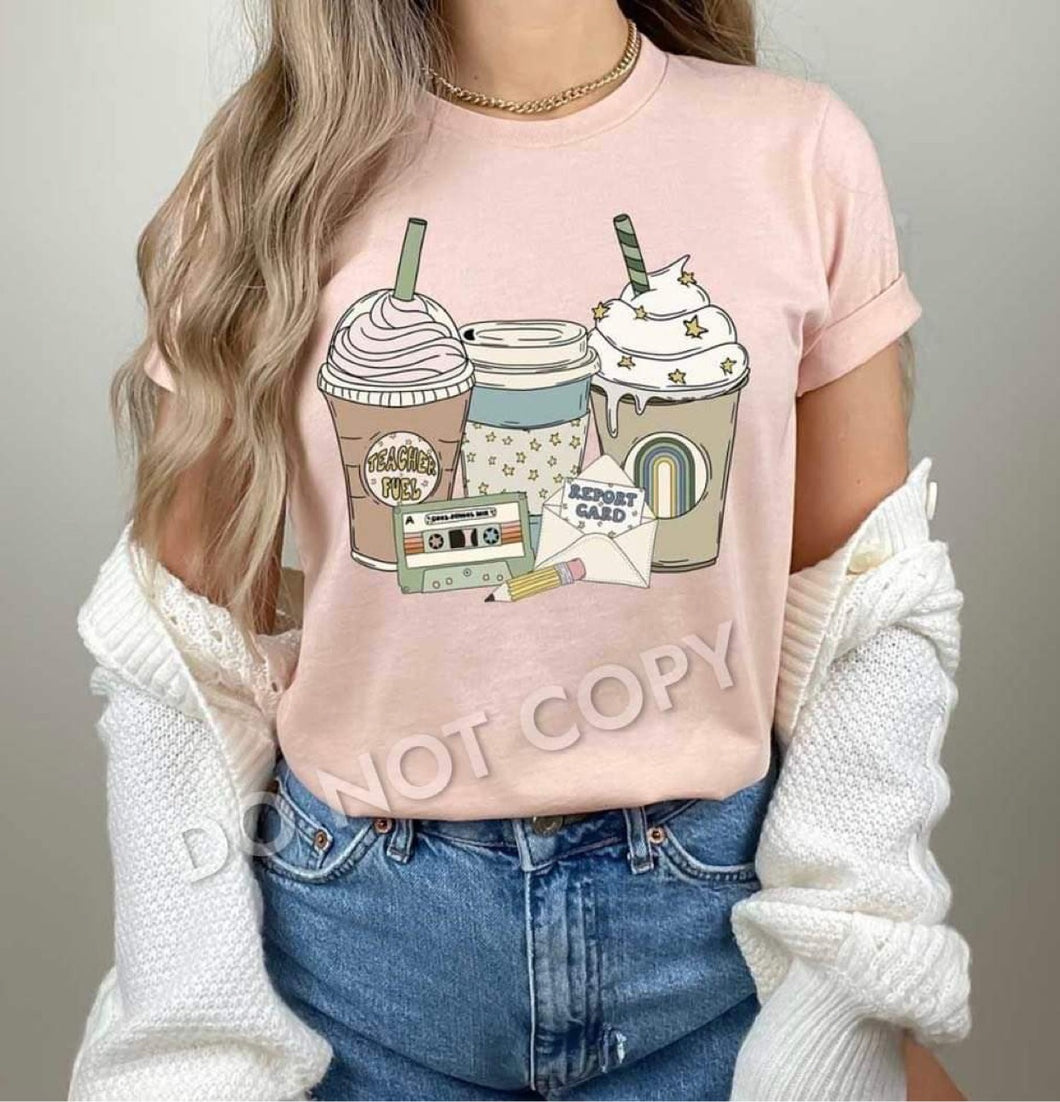 Teacher Fuel Coffee Tee