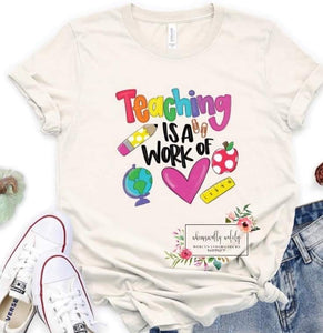 Teaching is a work of heart
