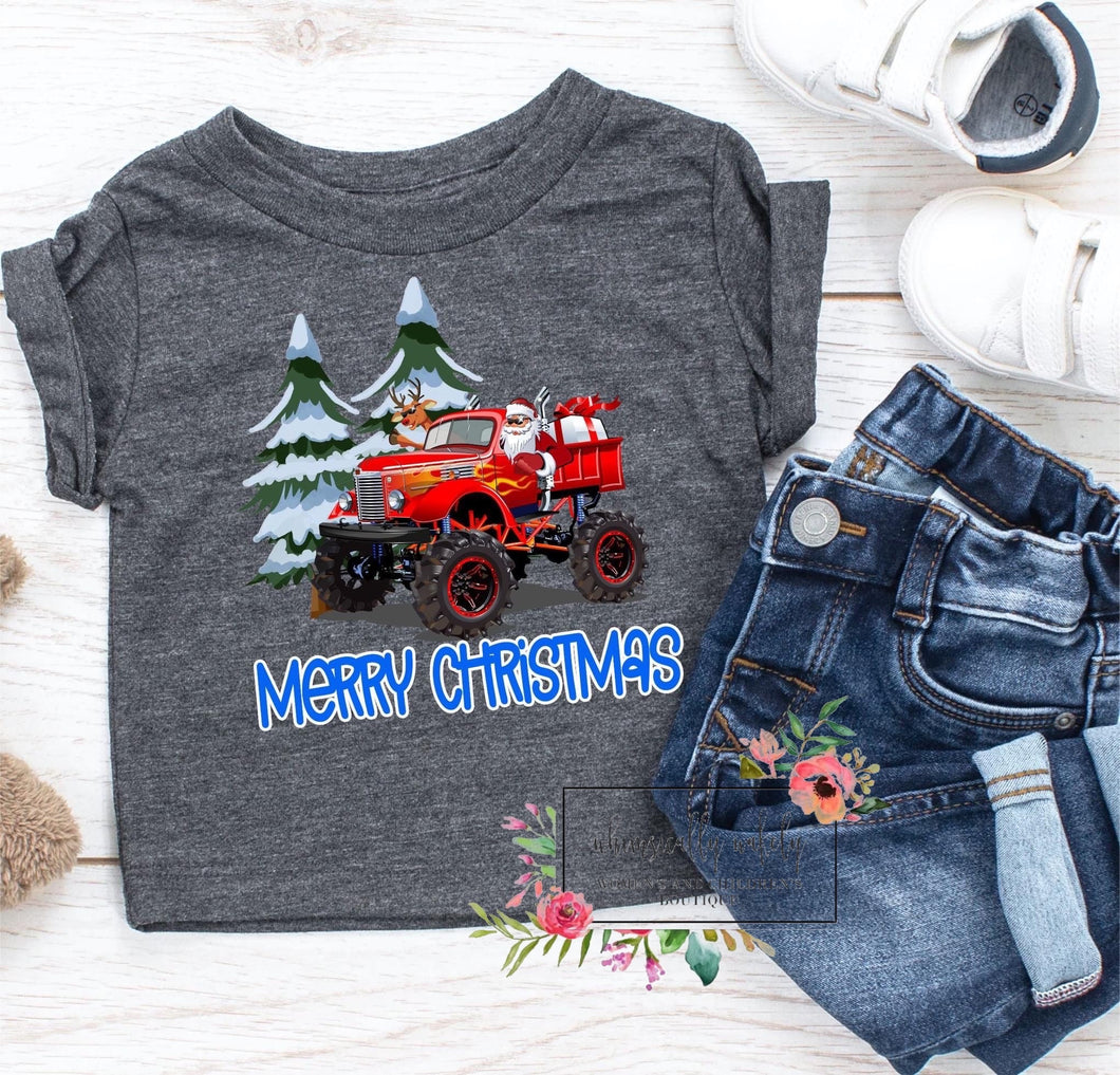 Kids Christmas truck