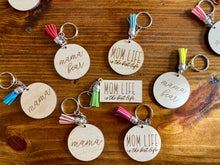 Load image into Gallery viewer, Mama engraved keychains (various designs)
