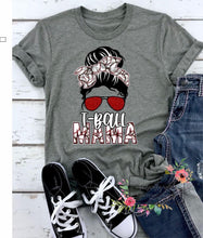 Load image into Gallery viewer, Mom life bun tee
