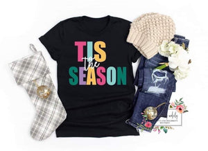 Multicolor Tis The Season