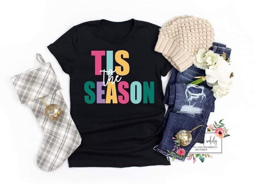 Multicolor Tis The Season