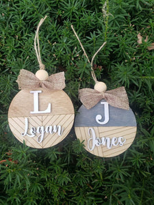 Custom Christmas ornaments