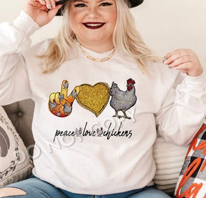 Peace Love Chickens